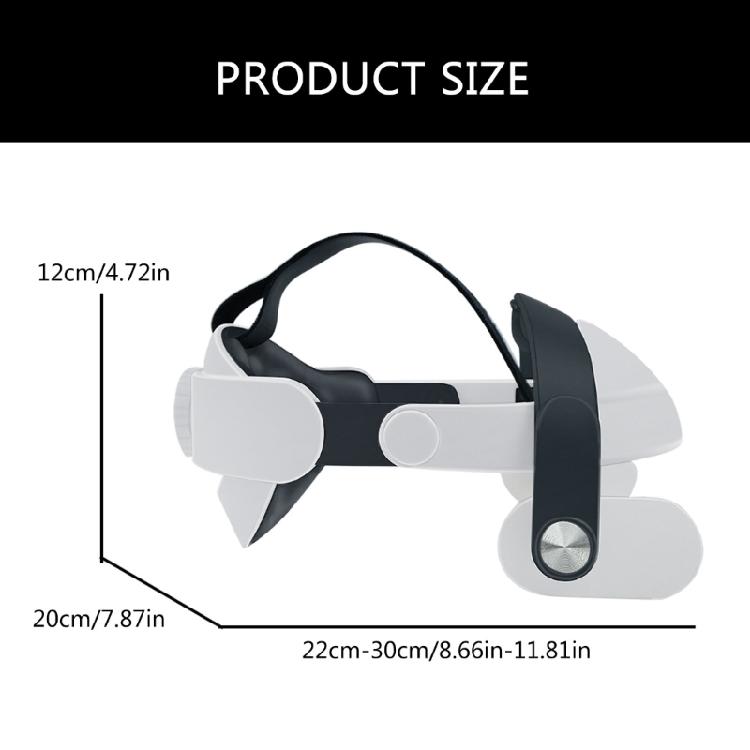 Head Straps for 3S VR Adjustable Replacement Straps Headband Enhances Support and Reduce Head Pressure