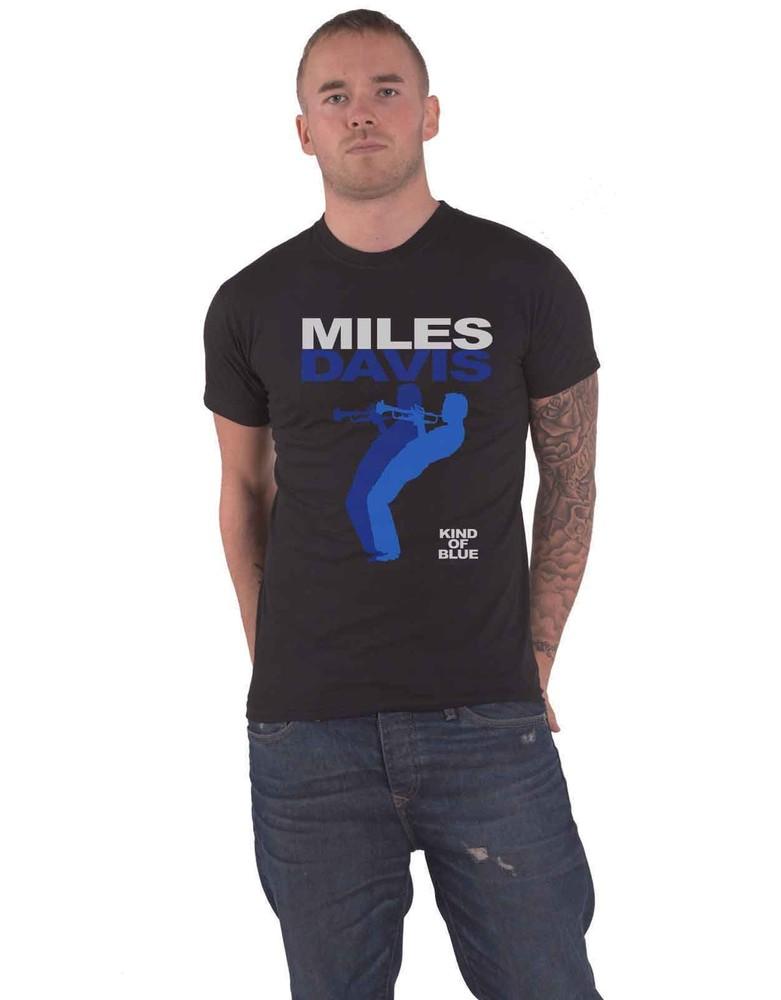 Miles Davis T Shirt Kind Of Blue Logo Unisex Black S