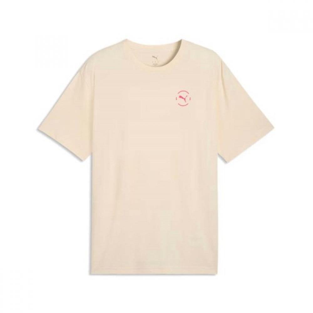 PuMa Men S ShorT Sleeve Running T ShirT Run Relaxed Graphic Tee M