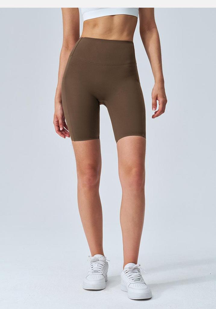 Damskie spodenki rowerowe Peach Lift z kieszenią boczną i kontrolą brzucha