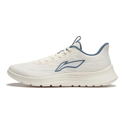 LiNing Zapatillas de Running Casuales Ligeras de Rebote Suave para Hombre Zapatillas Blancas ARSU021-2