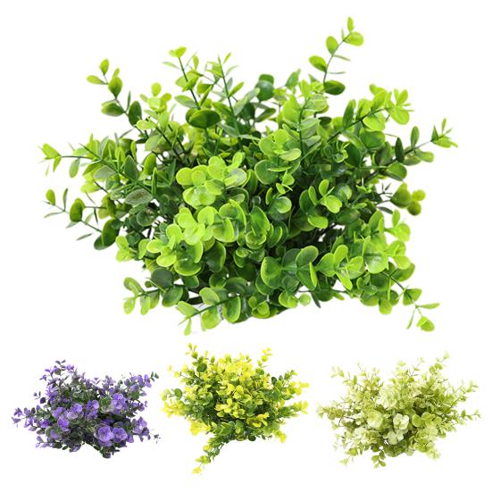 Plastic Flower Simulation Eucalyptus No Wilting Fancy Beautiful Wedding Faux Stem with Leaf