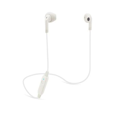 ELECOM Bluetooth-Ohrhörer Kabellos Treiber-Typ ohne Abdichtungsdesign mit nur 1 Mit Mikrofon FAST MUSIC F10I Serie Weiß 13,6 mm [Halboffen