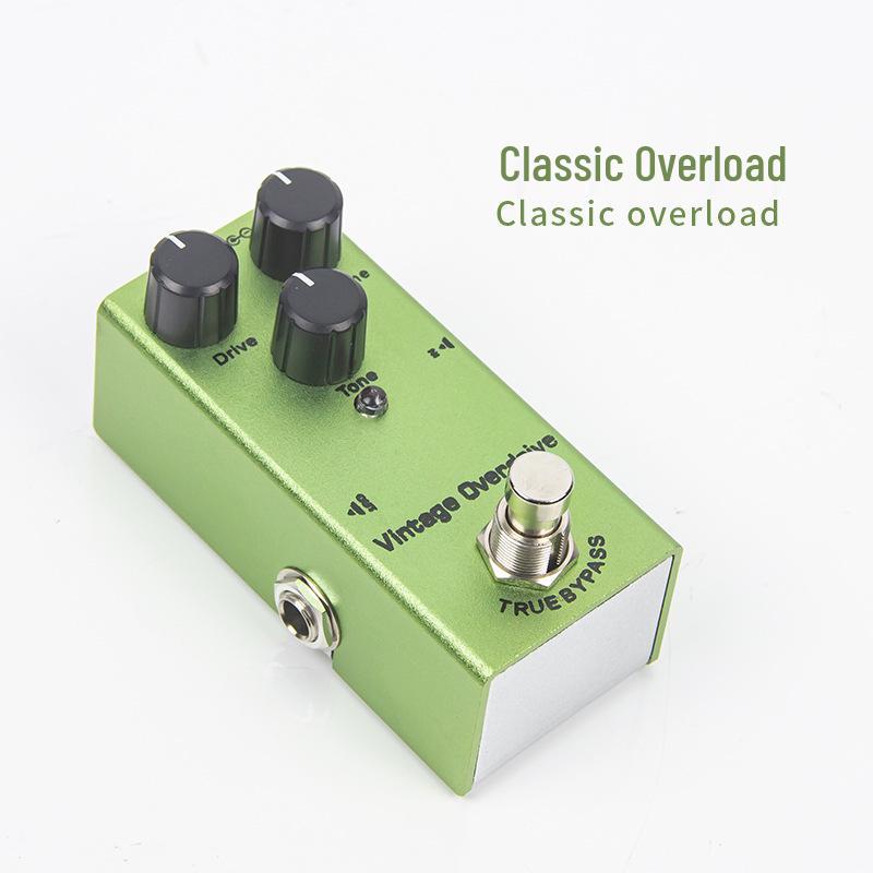 Electric Guitar Distortion & Reverb Effects Pedal