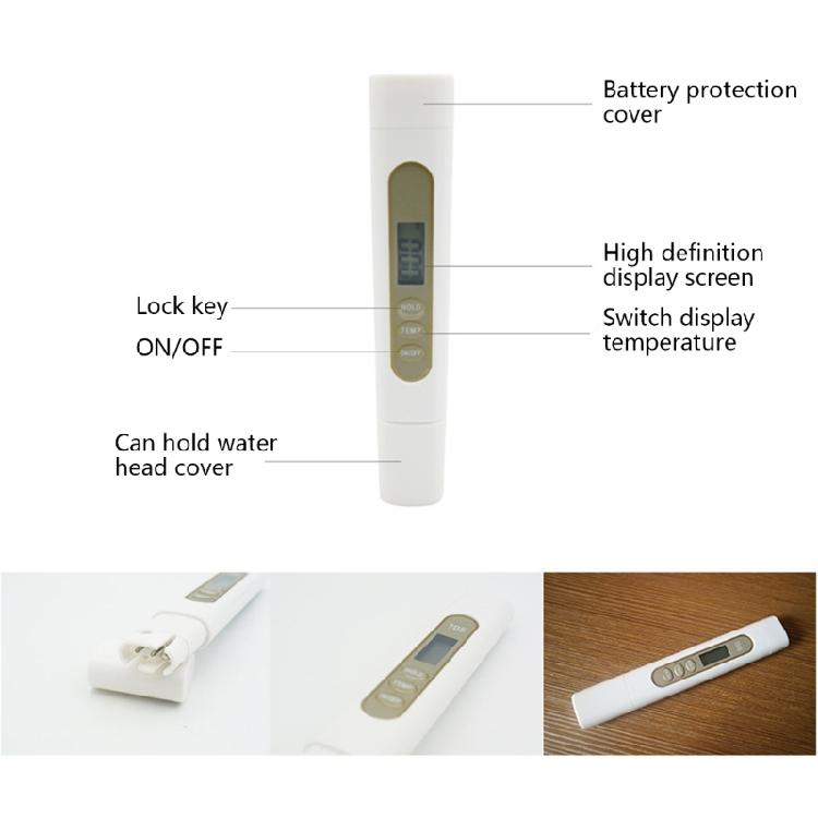Advanced Water Tester Water Quality Analyzers TDS Meter for Detecting Ionic Organic Compounds & Ensuring Safe Hydrations