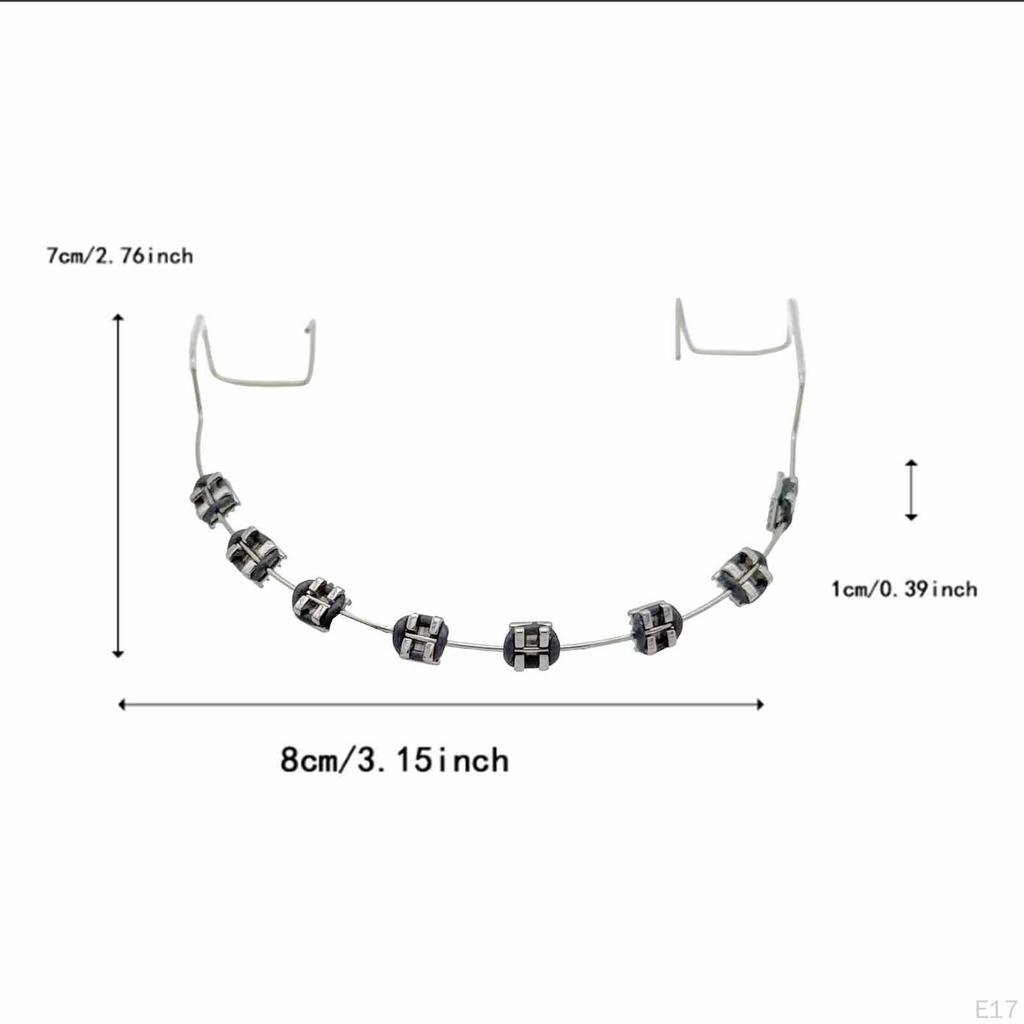 Temporary Tooth Decoration Decorative with Metal Wires Gift for Family