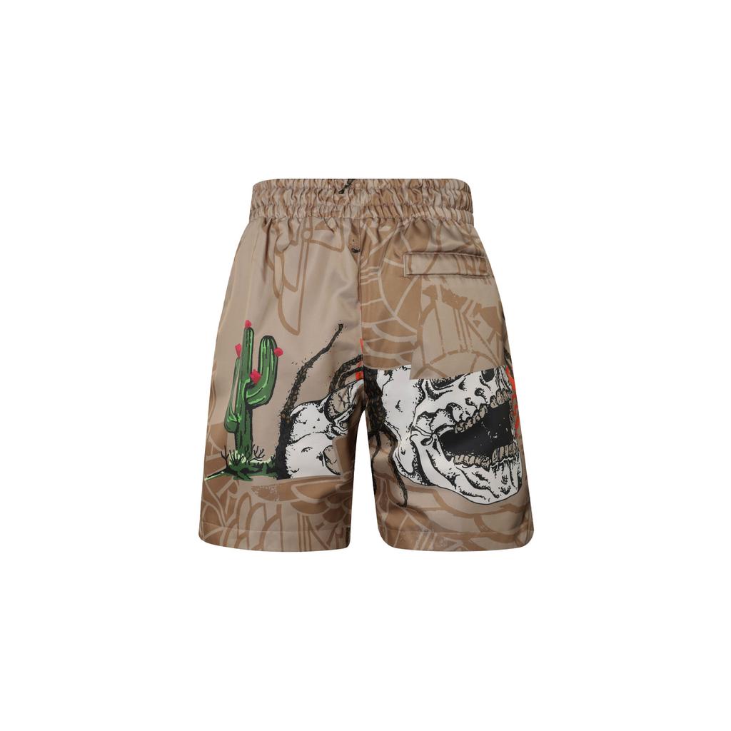 Air Jordan Skull Print Casual Shorts Men Bottoms Khaki CZ0167-247