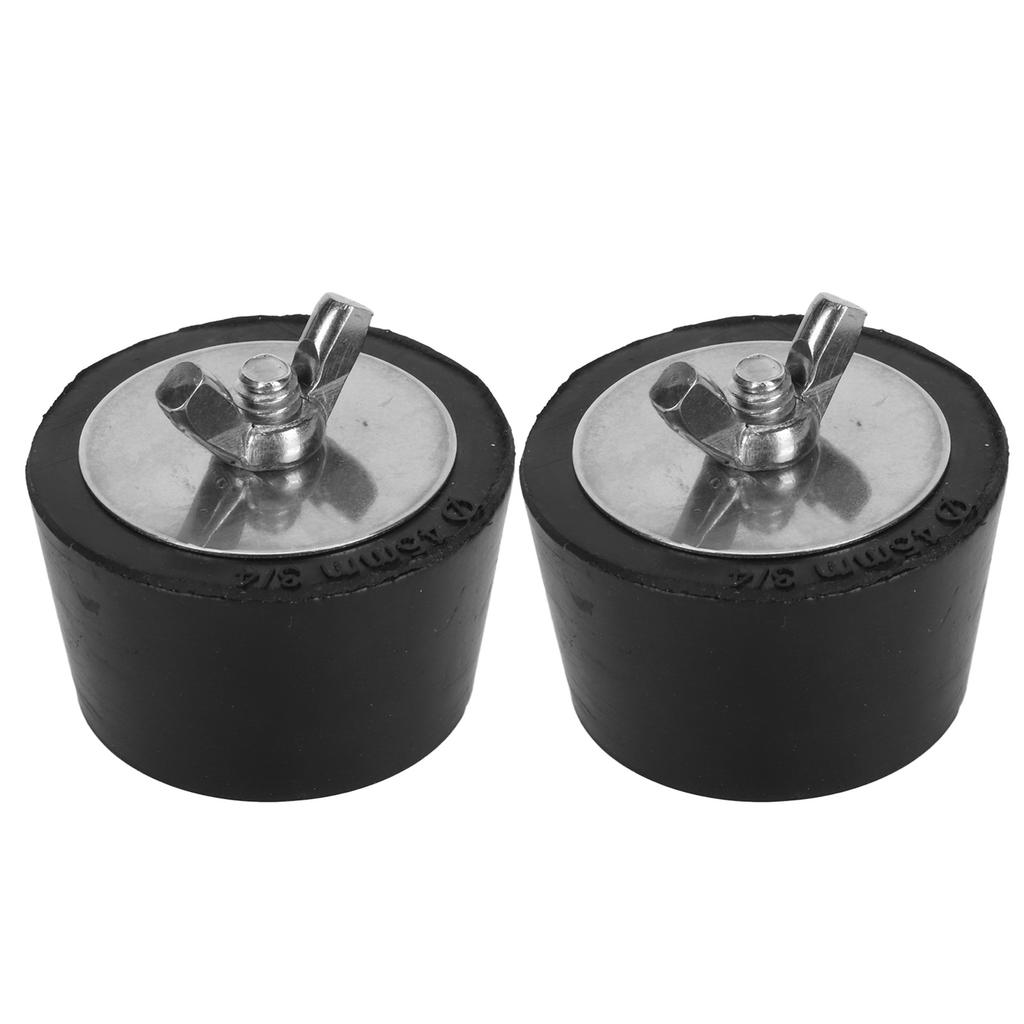 2 Stück Pool Überwinterungsstopfen Gummi Edelstahl Pool Winter Expansionsstopfen für Schwimmbadrohrleitungen Winterarmaturen