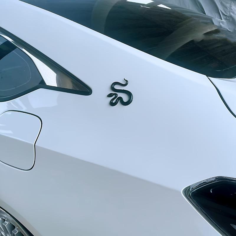 Auto Metalen Embleem Slangvormige Zijdecal Modificeerbare Waterdichte en Zonbestendige Staartembleem Voertuig Carrosserie Decoratie Sticker