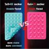 Silicone Suction Phone Case Mount Non Slip Suction Cup Phone Stand Mixed Color Silicone Phone Holder for Selfies and Videos 5
