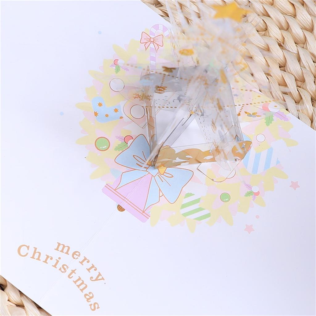 Christmas Greeting Card Three-dimensional 3D Handmade Gift Card Thank You Card