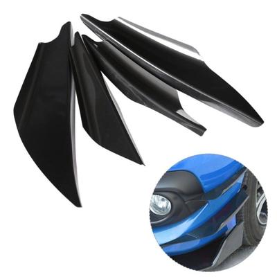 4Pcs/Set Universal ABS Car Front Bumper Spoiler Vehicle Splitter Fin Accessories