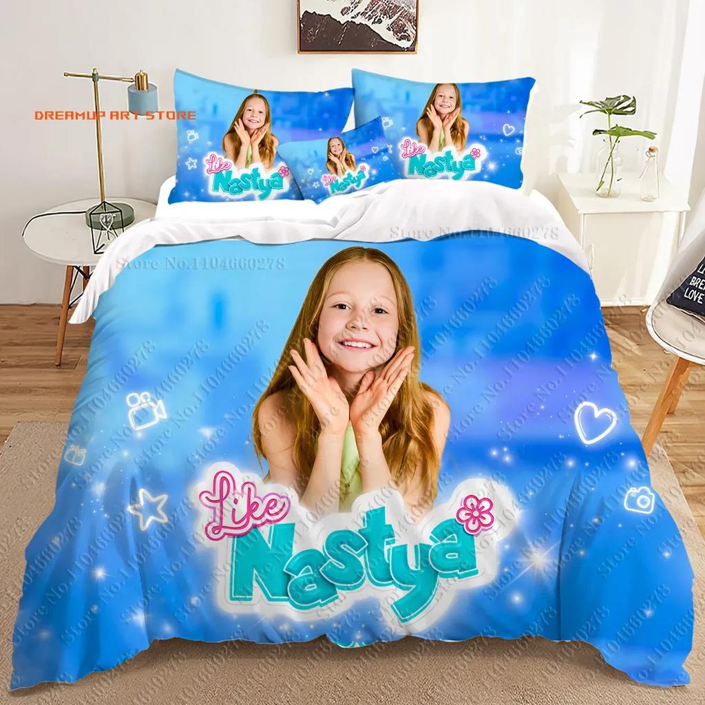 Nastya 3D Bedding Sets Print Duvet Cover Adults/ Children Bed Comforter Birthday Gift Dropshipping