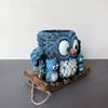 Hanging Owl Statue Planter Cute Flower Pot Creative Animal Plant Pot  Desktop