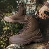 Fashion Lace-Up Desert Boots Men All-match Male Comfortable Hiking Shoes Mens High Top Sneakers All-match Men Casual Motorcycle Boots