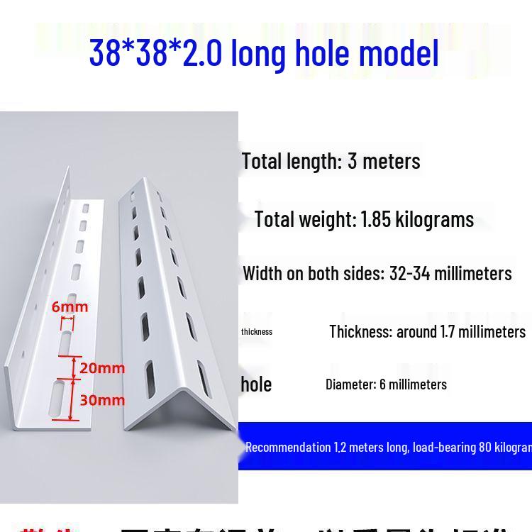 Adjustable Stainless Steel Angle Iron Shelf Rack