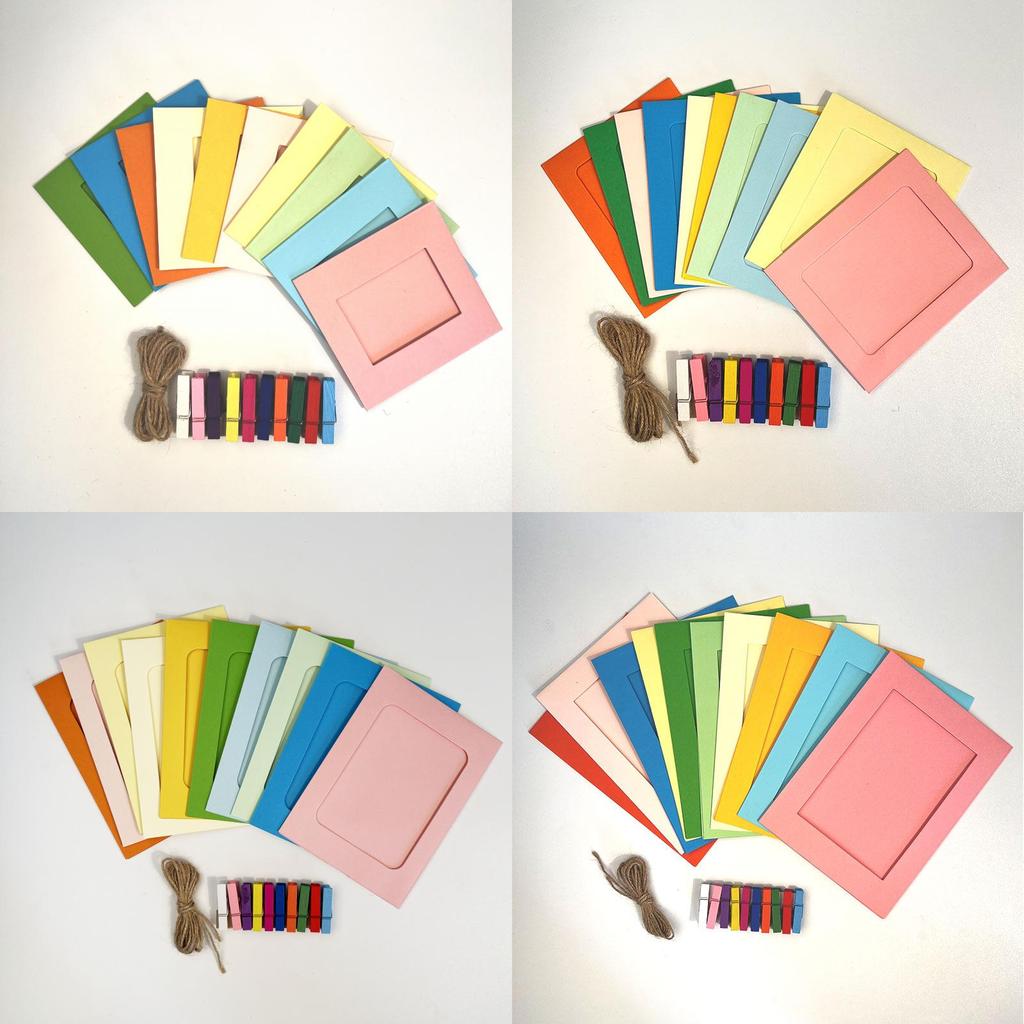 Modernes, minimalistisches Wandfotorahmen-Set mit Clips für die Wohnzimmerdekoration