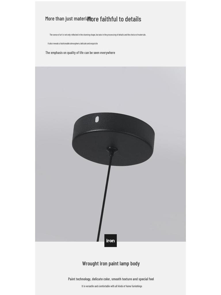Nordický minimalistický moderný luster do spálne alebo obývacej izby