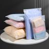 Reusable Travel Storage Pouch There Are Breathable Holes Thick Frosted Clothing Zipper Pocket Underwear Hoodie Jacket Moisture Dust-proof Plastic Bag