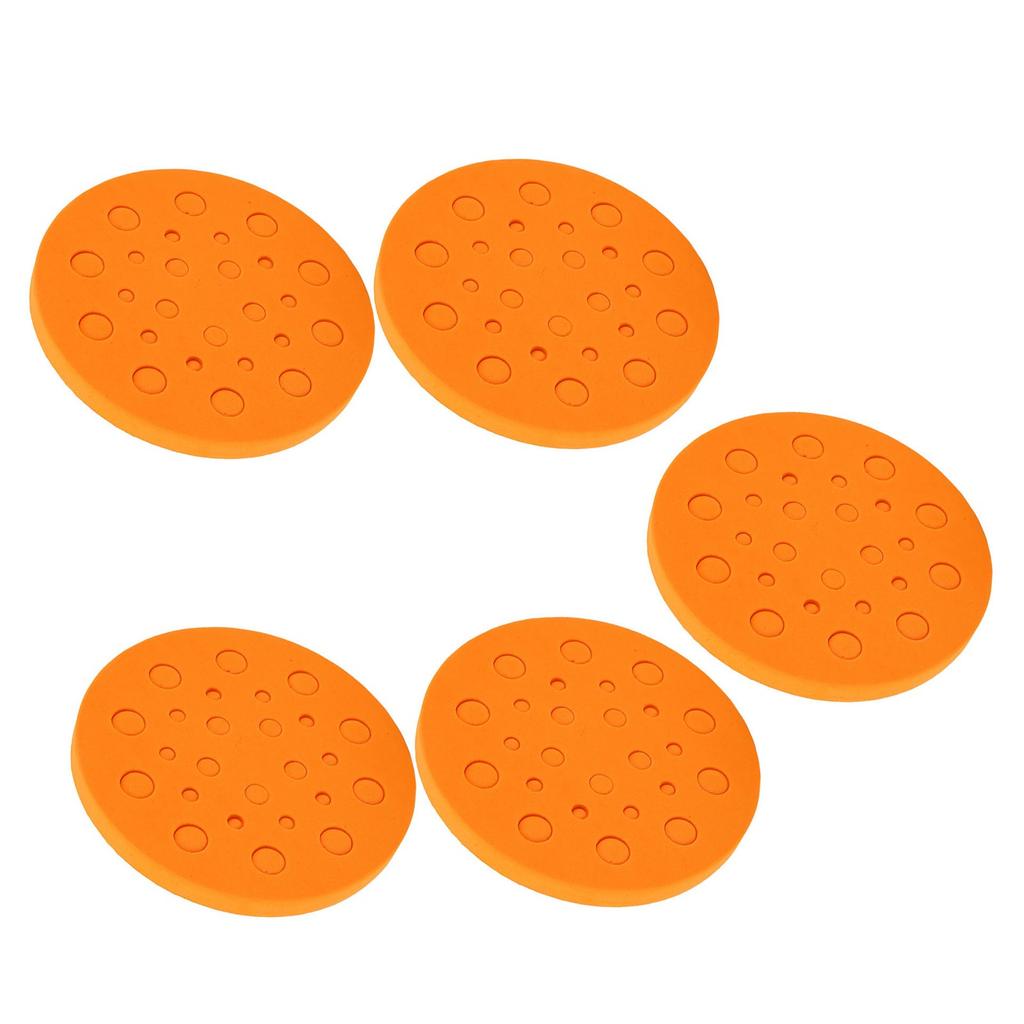 5pcs Round Foam Test Tube Rack Easy Removal Reusable Floating Centrifuge Tube Holder for 0.2ml