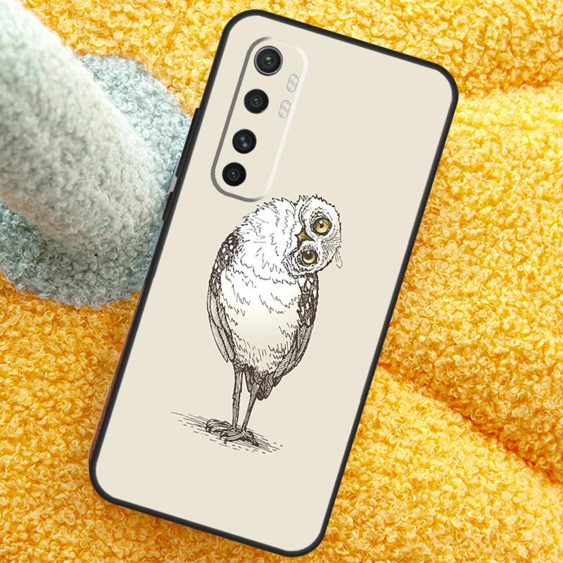 Cute Owl Cartoon Case For Xiaomi 15 14 Ultra 13T 14T 15T Pro 17 Pro Max Cover For POCO X7 Pro X5 X6 F5 F6 F7