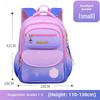 Sweet Cute Gradient Backpack for Elementary School Girls, Grades 1-6, Large Capacity Schoolbag