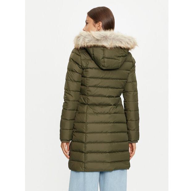 Tommy Jeans Essential Down Jacket DW0DW18864 Green Slim Fit