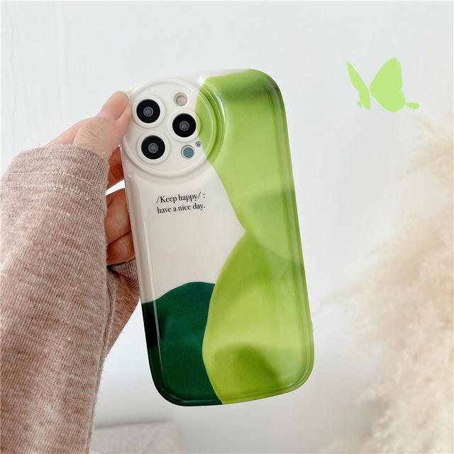 

Корейский Ins тюльпан цветы искусство абстрактный масляный чехол для телефона для Iphone 13 12 11 Pro Max X Xr Xs Max мягкий противоударный чехол с граффити