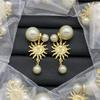 Dica 2025 Rhinestone Earrings: Classic Silver Needle Luxury Niche Design Versatile Studs