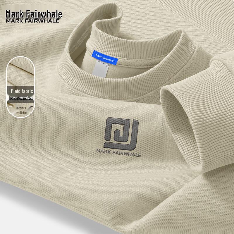 Mark Fairwhale Men's Loose Fit Round Neck Sweatshirt