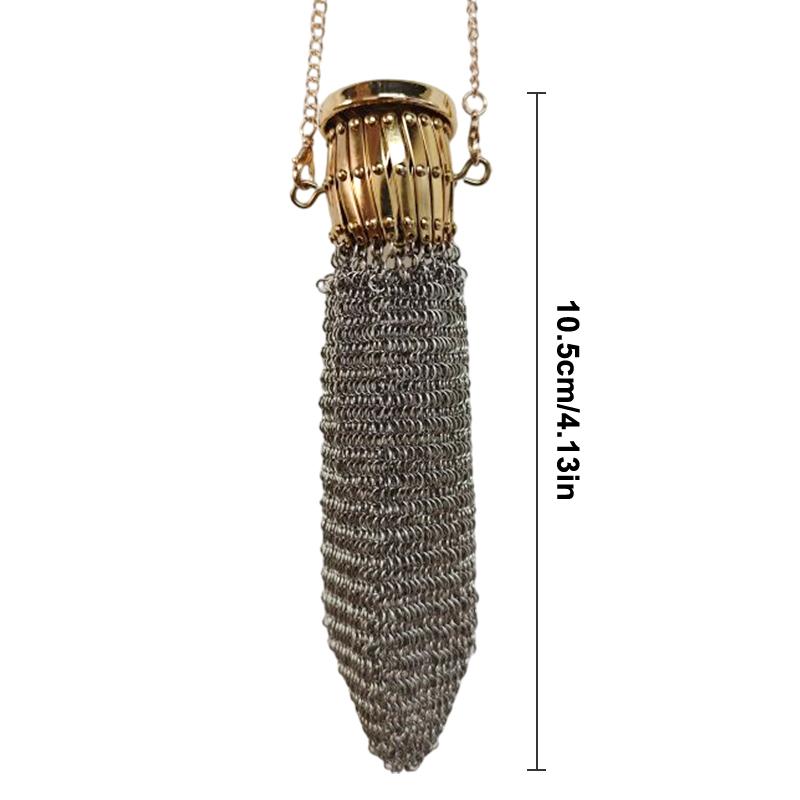 Hochwertige handgefertigte englische Münzbörse im Retro-Stil der 1920er Jahre, Sammlerstück, antike Münze, rostfreier mittelalterlicher Stahl, Geldbörse, Geschenk