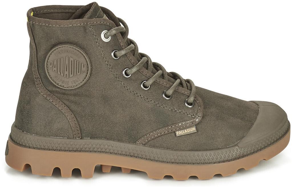 Brown Palladium Pampa Canvas Boots