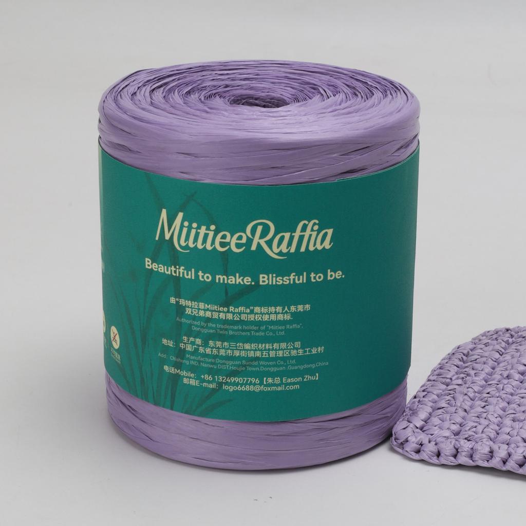 MT001-MT087 Natural Raffia Yarn For Wrapping Knit Wire Natural Color Matte Texture Raffia Paper Ribbons For Hat DIY Decoration