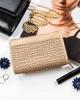 Elegant women's wallet made of natural leather - Rovicky