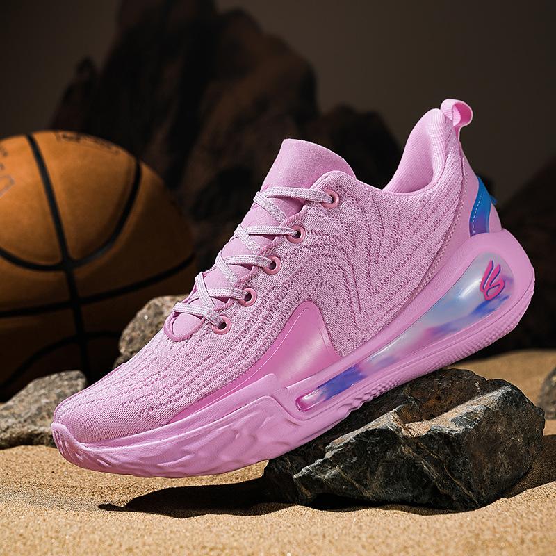 2025 Library 12 Miles Basketball Shoes Boys Low-top Students Youth Game Sports Shoes Actual Combat Sports Shoes Boys Running Shoes