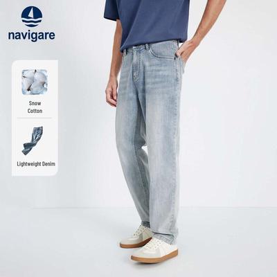 Men's Cool-Touch Straight-Leg Jeans