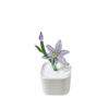With Flowerpot Glass Flower Bouquet Mini Glass Flower Decor  Wedding Decoration