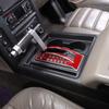 Red Carbon Fiber Center Console Gear Shift Trim Sticker for Hummer H2 2003-07