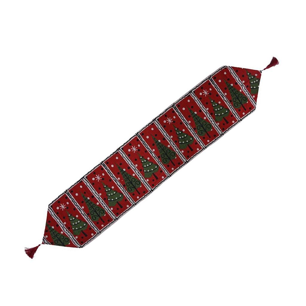 Christmas Table Runner Decorative Table Cover for Cafe Cocktails Anniversary
