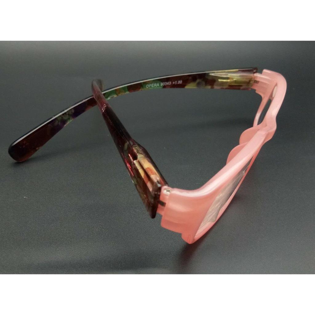RSINC Halbrand-Rahmen/Brille/Sehbrille, Optisch, Für Männer Und Frauen, PINK 49-16-138 (Lesen -02) (+1,00) SQ-OVLU-E9MM