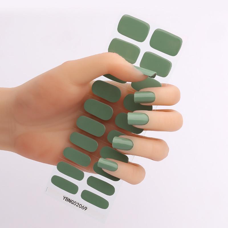Semi-curing Light Therapy Nail Stickers Gel Nail Stickers Semi-curing Light Lamp Nail Stickers Harden, Last Long and Are Waterproof
