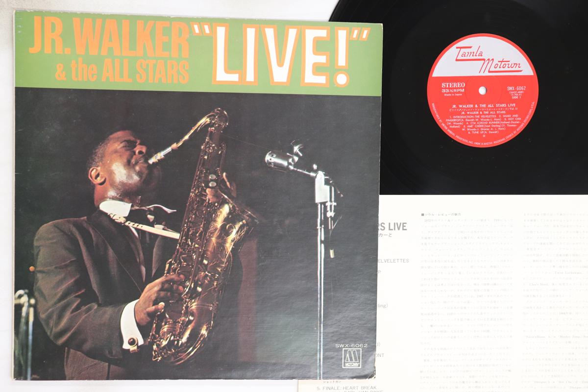

LP Record JR.WALKER - Jr.walker And The All Stars Live SWX6062 TAMLA MOTOWN Japan Jazz Used