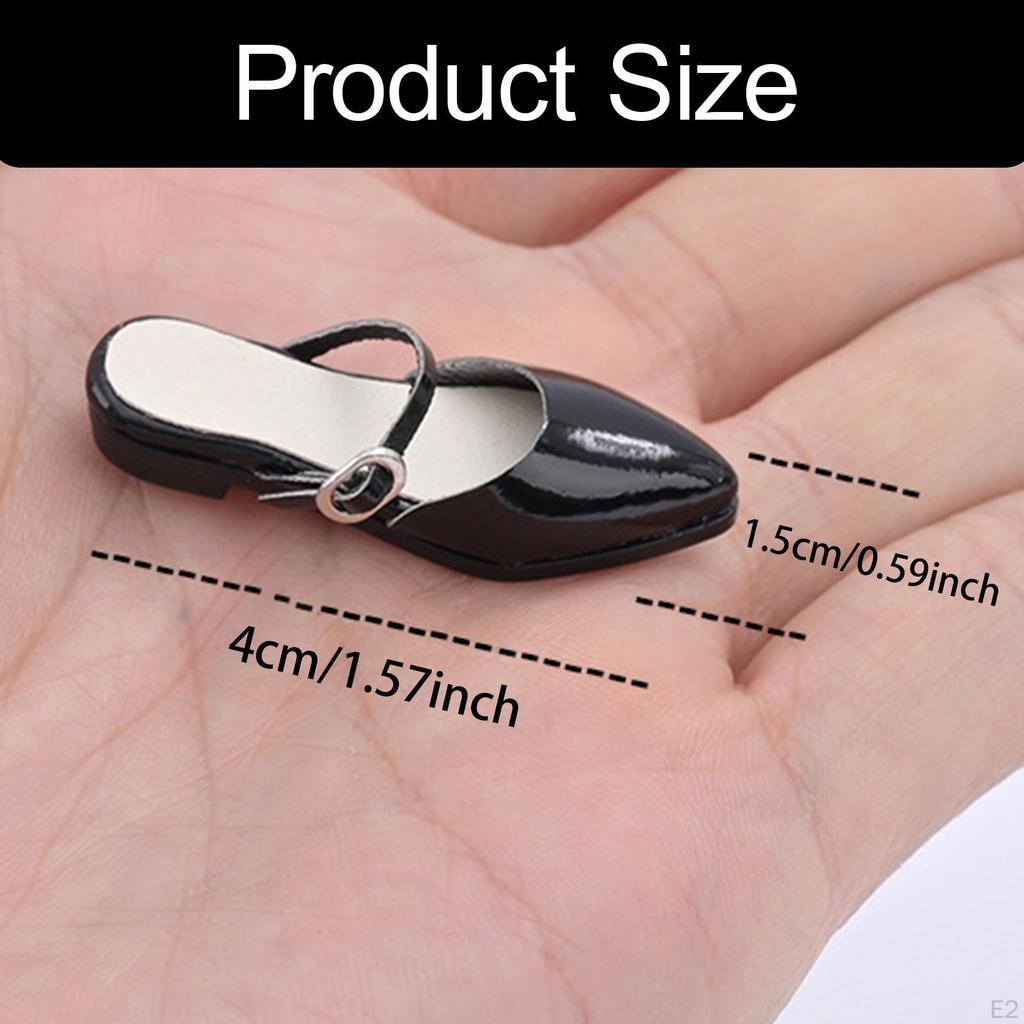 1/6 Scale Sandals Slippers Model Dolls Decoration Accessories Collections Doll Shoes for 12in Female