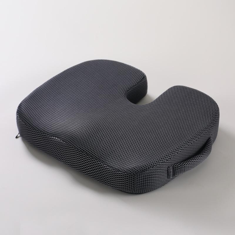 Breathable Memory Foam Lumbar Support Cushion for Office, Car, or Student Chair