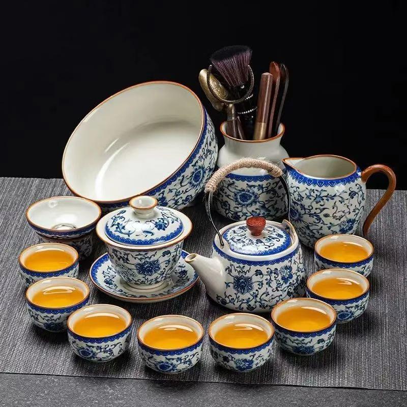 Underglaze Ceramic Tea Set