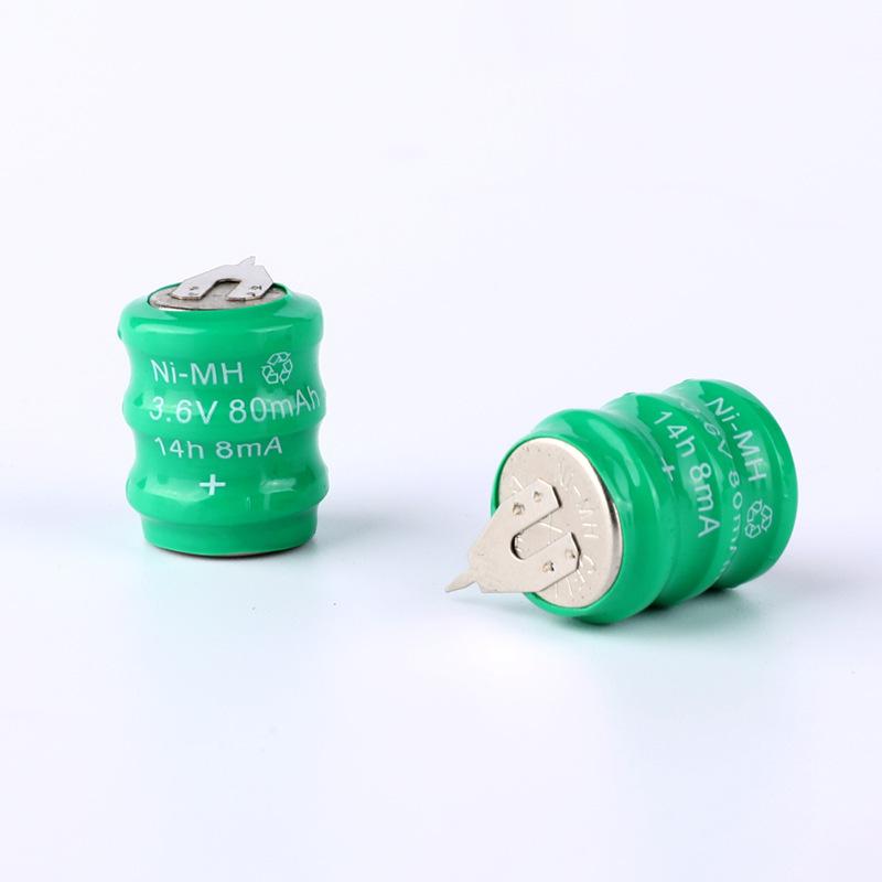 Nuoxing B80H 3.6V Ni-MH Rechargeable Button Battery Pack for Instruments