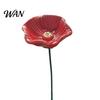 Insect Watering Station Handmade Ceramic Pollinator Station, Colorful Flower Bee Water Feeder & Butterfly Bird Bed Post Decoration Bath, Small Outdoor