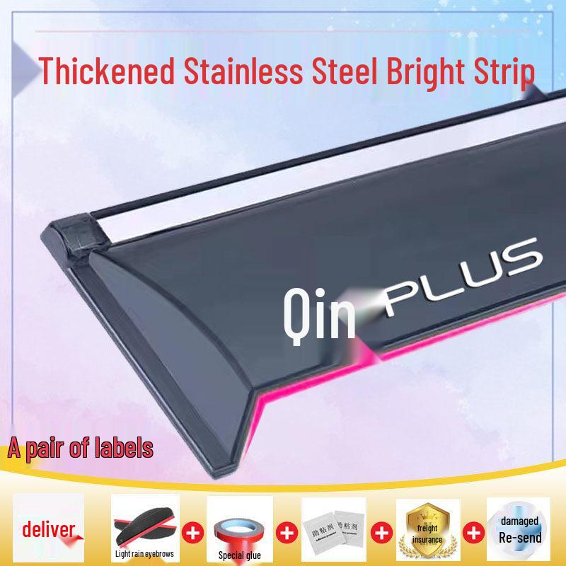 Rain Guards for BYD Qin PLUS, Qin EV, and Qin Pro Car Windows