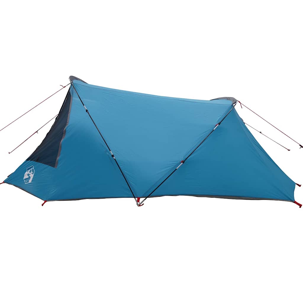 Tunnel Tent for 3 Persons Blue and Gray 328 x 228 x 115 cm