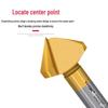 YHOK Coated Cobalt Straight Shank 90° Countersink Drill Bit for Hole Deburring